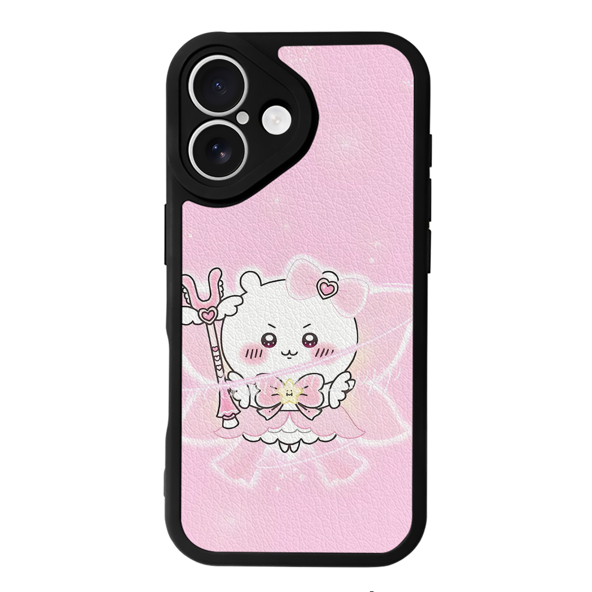 （画像用） ちいかわ Chii-kawa 【iPhone 16シリーズ対応】シリコンスマホケース（レザー調） 材質：シリコン